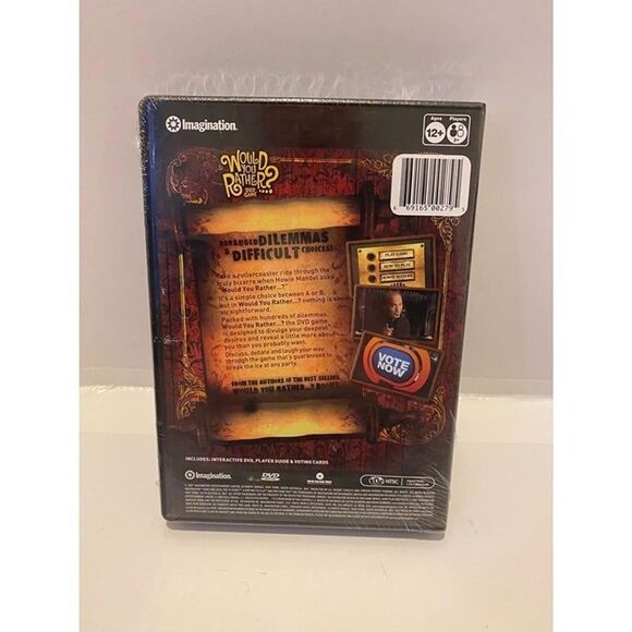 Imagination Would You Rather Sealed Dvd Game Hosted by Howie Mandel - Picture 5 of 9